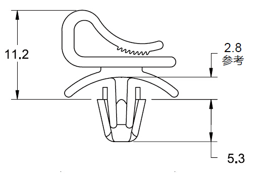 Flat Cable Clamp - CFCCA