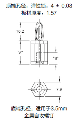 Circuit Board Support Self-Tapping