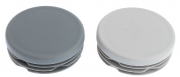 Standard Round Ribbed Inserts - Mid and Dark Grey